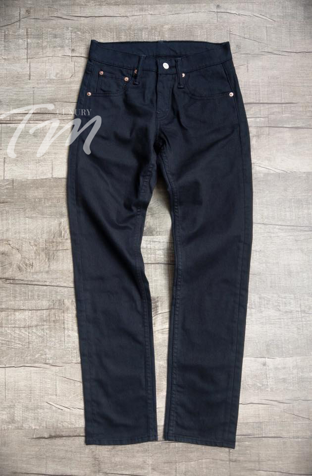 Quần jeans nam xanh sáng wash trắng xuất khẩu - ANN.COM.VN